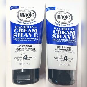 Magic Razorless Cream Shave Set‎